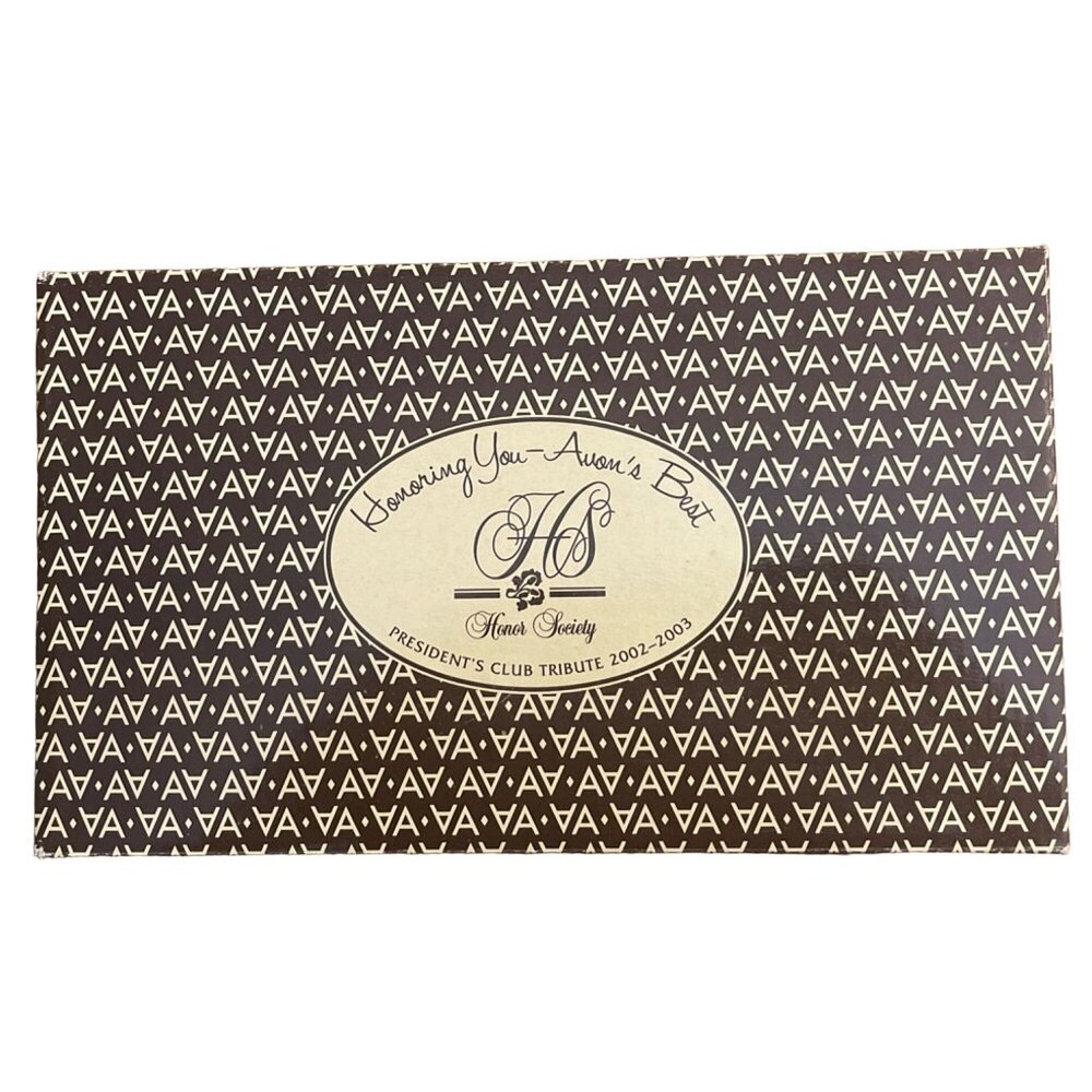 Vintage Avon Presidents Club Tribute Small Handbag Purse 2002 2003 New in Box